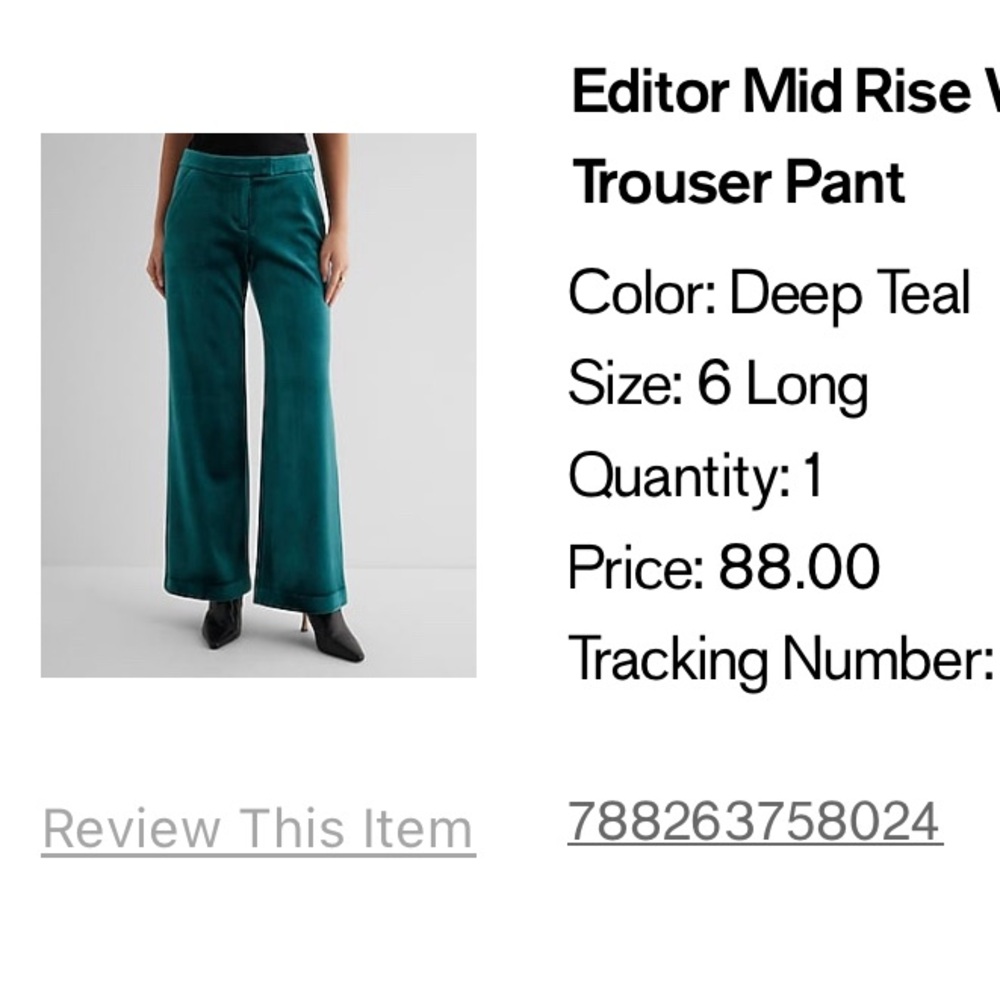Perfect Holidya Pants!! Green/blue velvet editor pants from express.